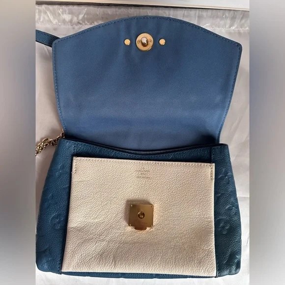 Louis Vuitton Blanche BB Monogram Empreinte Celeste Crossbody Bag - Picture 8 of 16